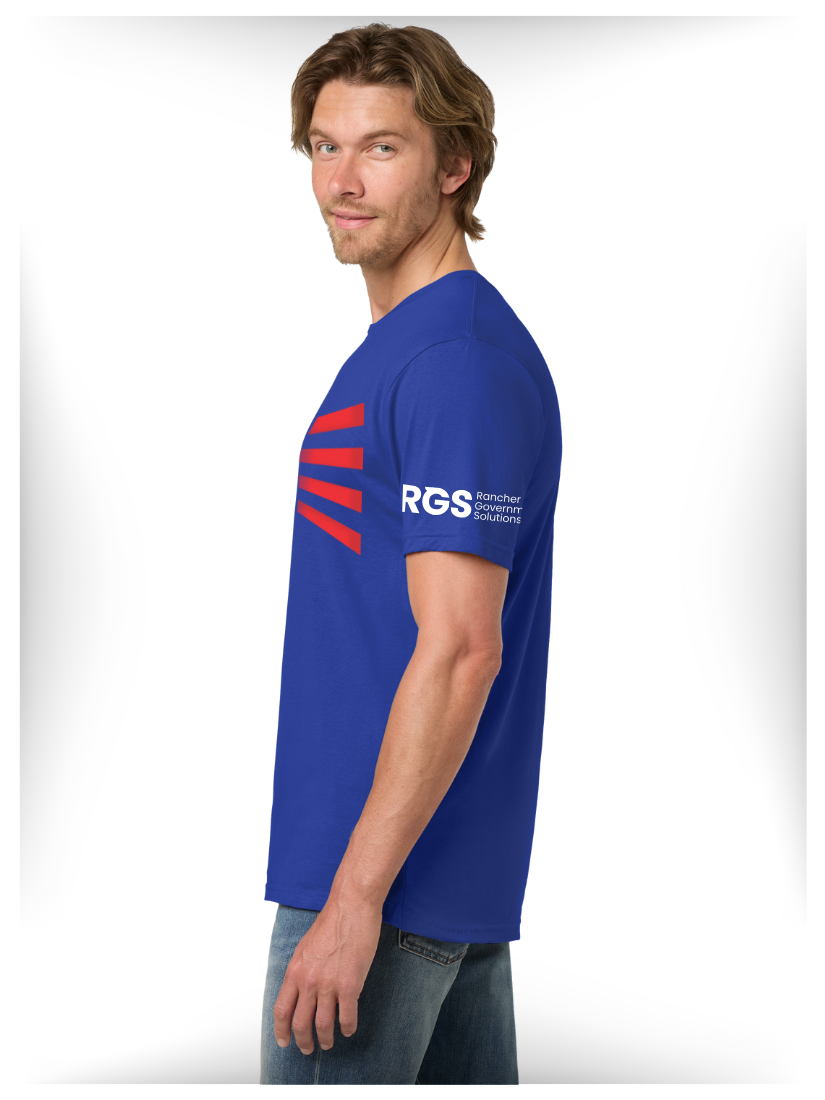 ROYLE BLUE - FULL LOGO FLAG - Gildan ® - T-Shirt. 980