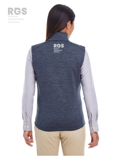 Devon & Jones Ladies' Newbury Mélange Fleece Vest  DG797W