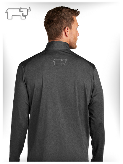 JACKET - Port Authority - Double Knit 1/4-Zip - BLK LOGO