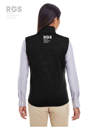 Devon & Jones Ladies' Newbury Mélange Fleece Vest  DG797W